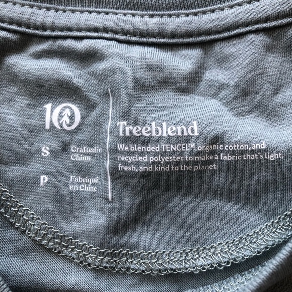 Ten Tree Mountain Embroidered T Shirt in Gray Women’s Size S - Picture 8 of 9